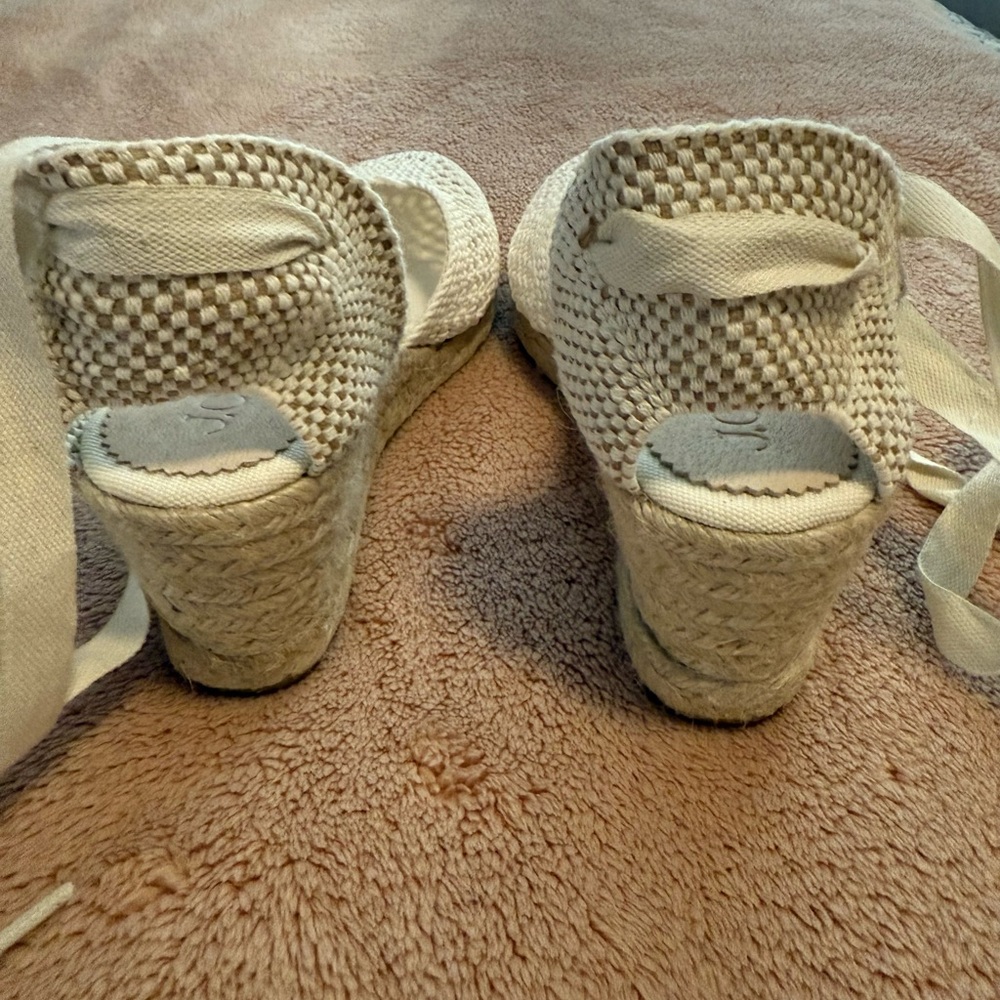 J. Crew Crochet Lace-up Mid-heel Espadrille - Picture 5 of 8